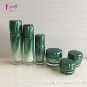 Conjuntos de frasco de creme para loção de cristal de plástico